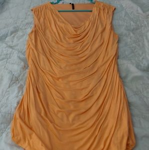 Short sleeve orange top